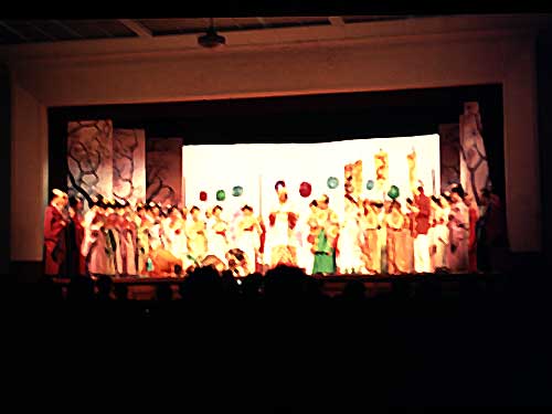 The Mikado - The dress rehearsal
