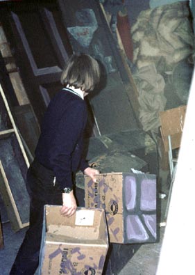 Chris Ball working behind the scenes