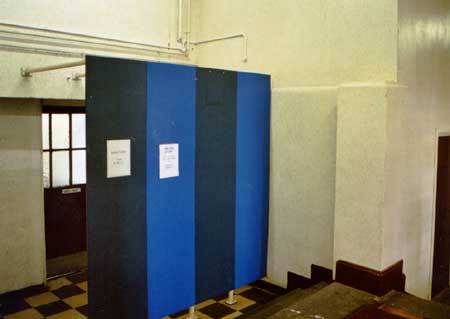 Downstairs - back corridor - east end toilets